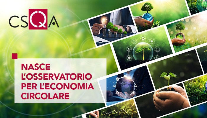 Nasce l'Osservatorio per l'economia circolare