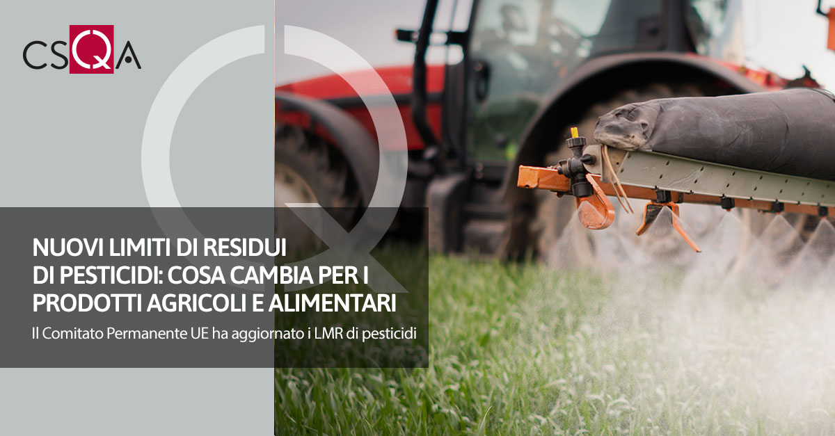 New pesticide residue limits: what changes for agricultural and food products?