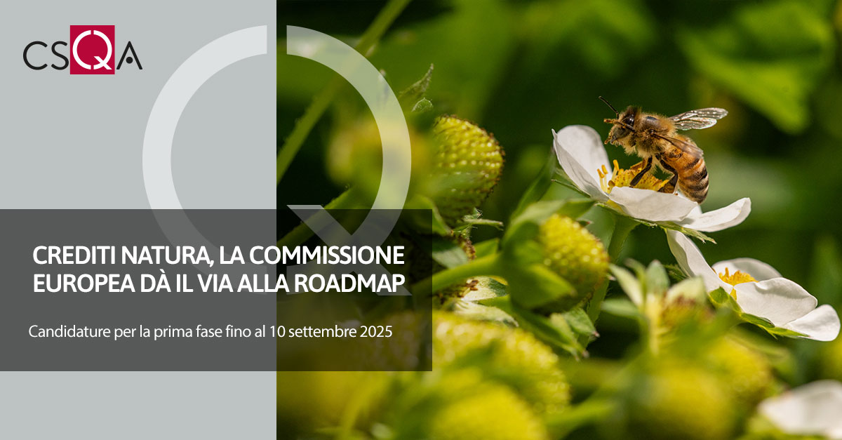 Crediti natura, la Commissione europea dà il via alla Roadmap