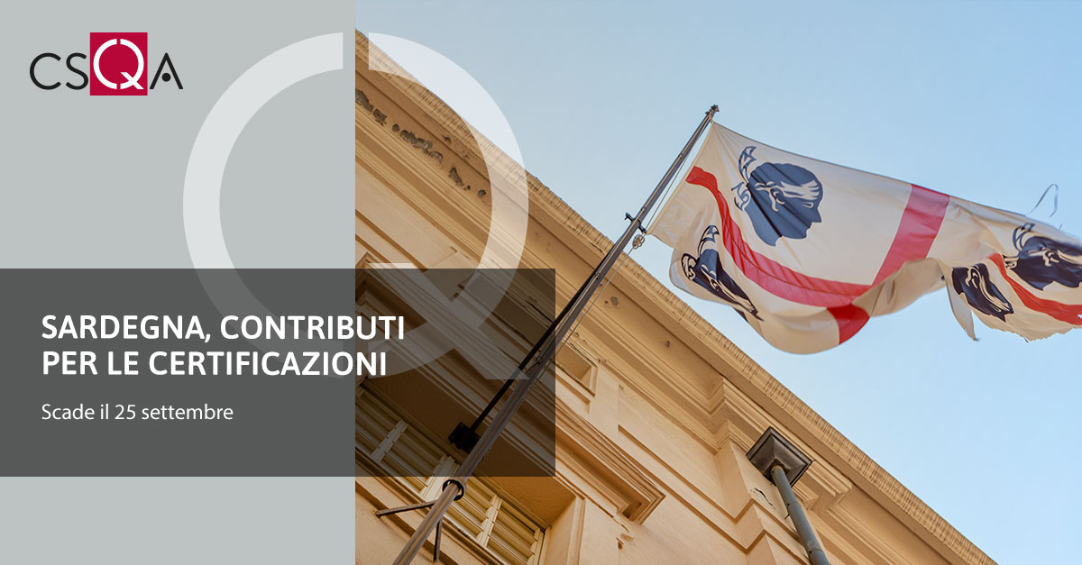 Sardegna, contributi per le certificazioni