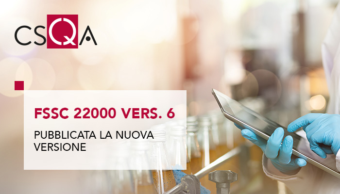 FSSC 22000, pubblicata la versione 6