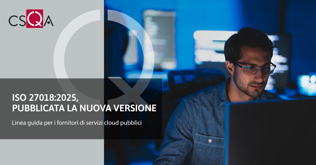 ISO 27018:2025, pubblicata nuova versione