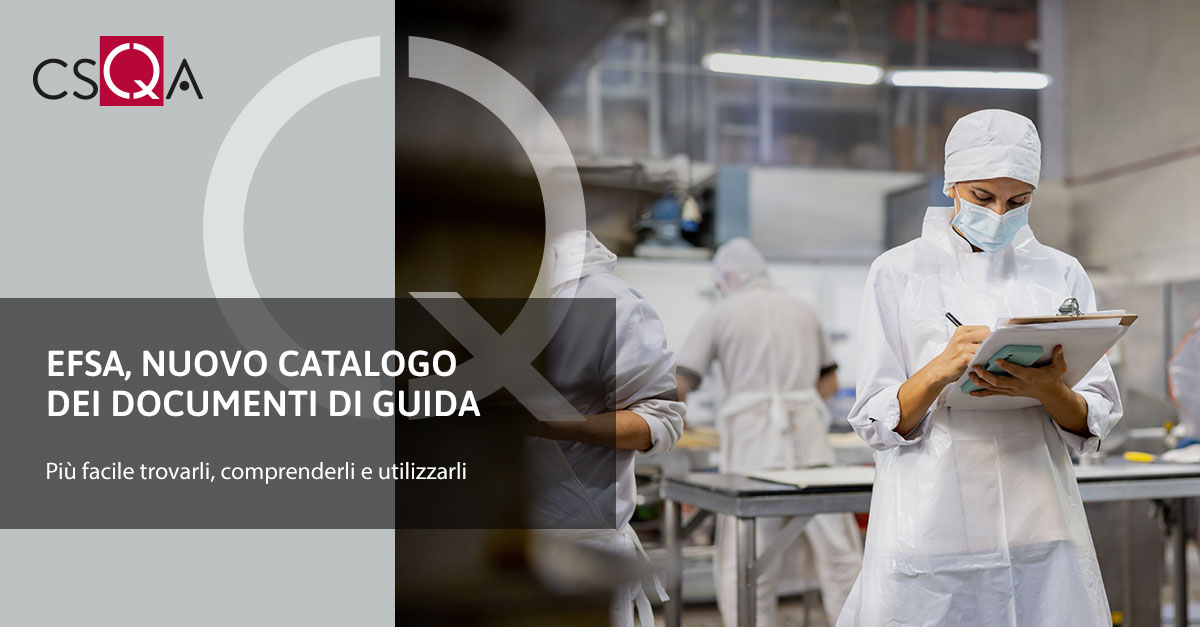 EFSA, nuovo Catalogo dei Documenti di Guida