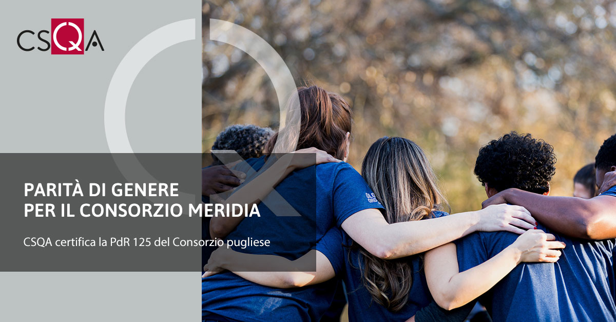 Parità di genere per il Consorzio Meridia