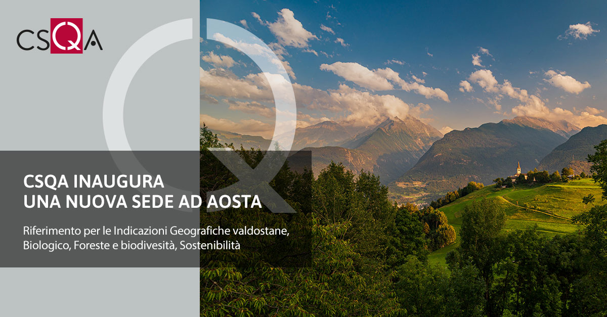 CSQA inaugurates a new headquarters in Aosta