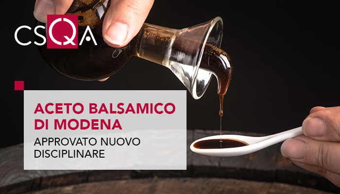 Nuovo disciplinare per l'Aceto Balsamico di Modena IGP