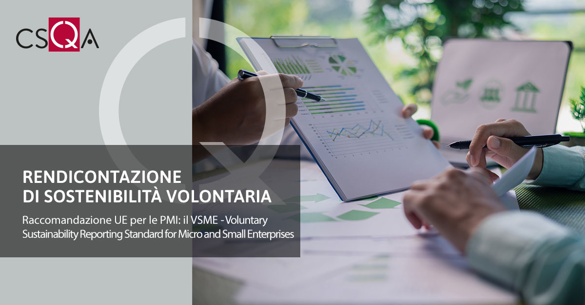 Rendicontazione di sostenibilità volontaria, raccomandazione UE per le PMI