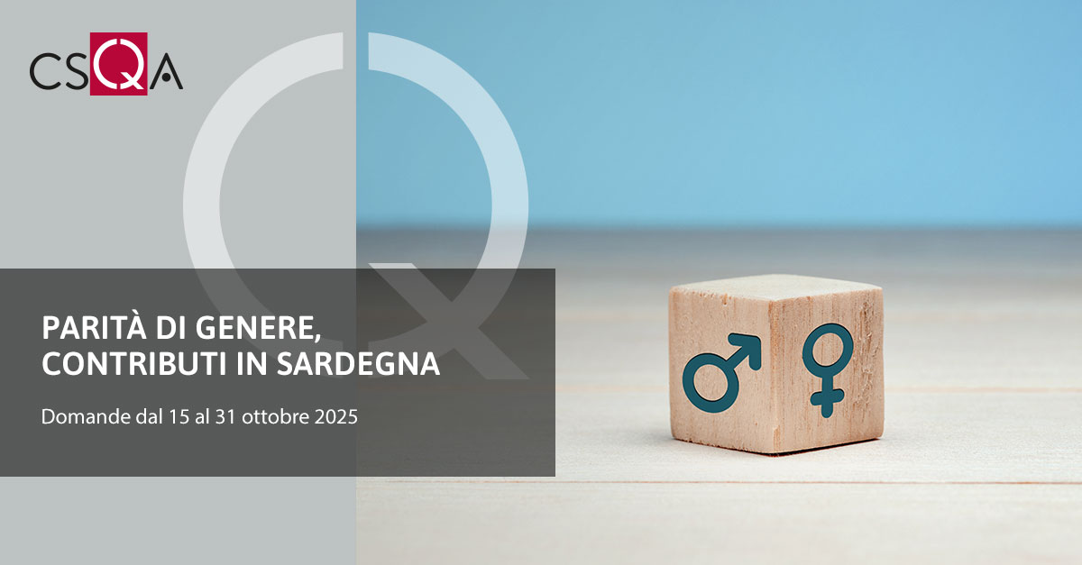 Parità di genere, contributi in Sardegna