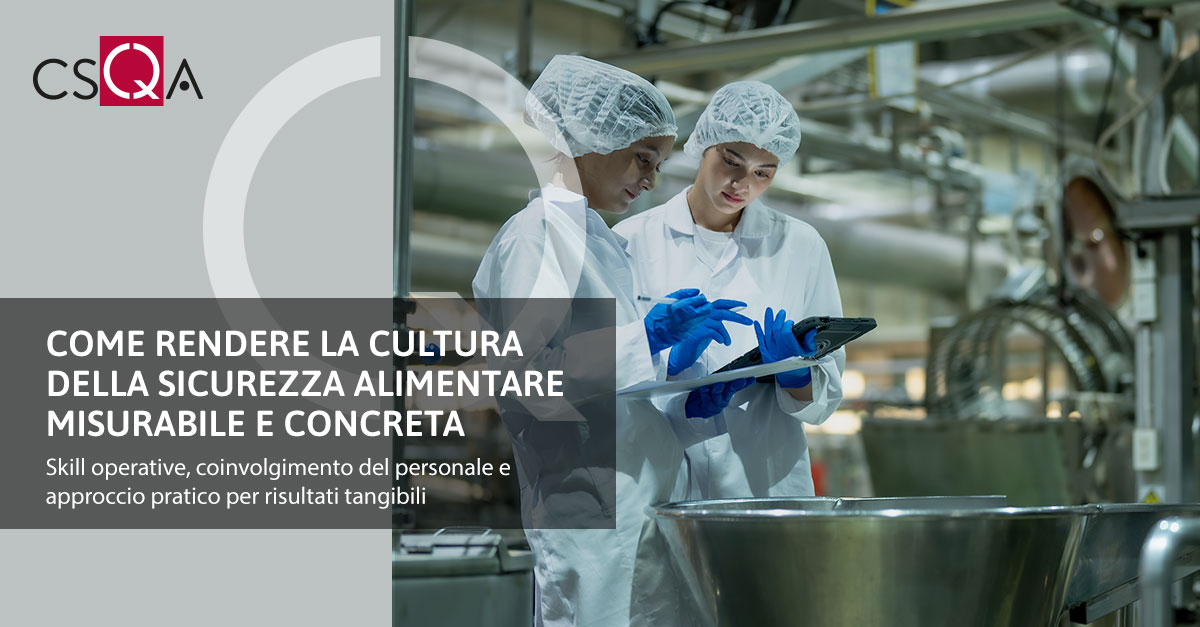How to make food safety culture measurable and concrete