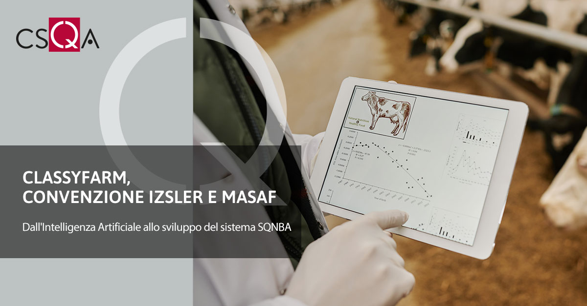 Classyfarm, convenzione IZSLER e Masaf