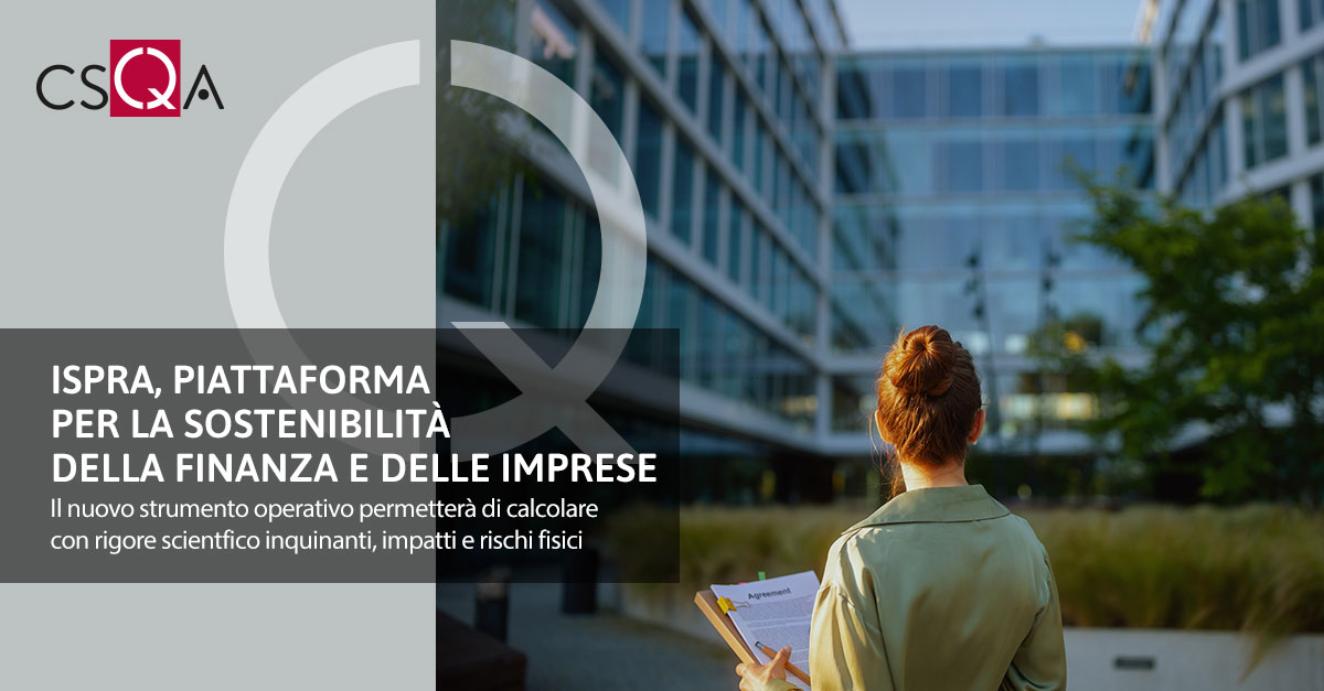 ISPRA, Platform for the Sustainability of Finance and Business