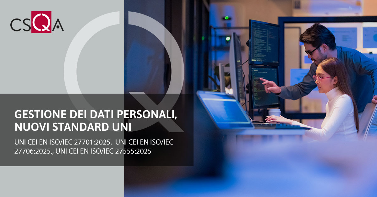 Gestione dei dati personali, nuovi standard UNI