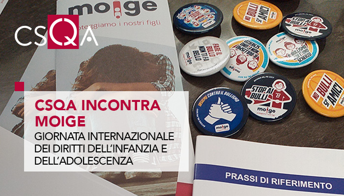 CSQA incontra MOIGE – Movimento Italiano Genitori