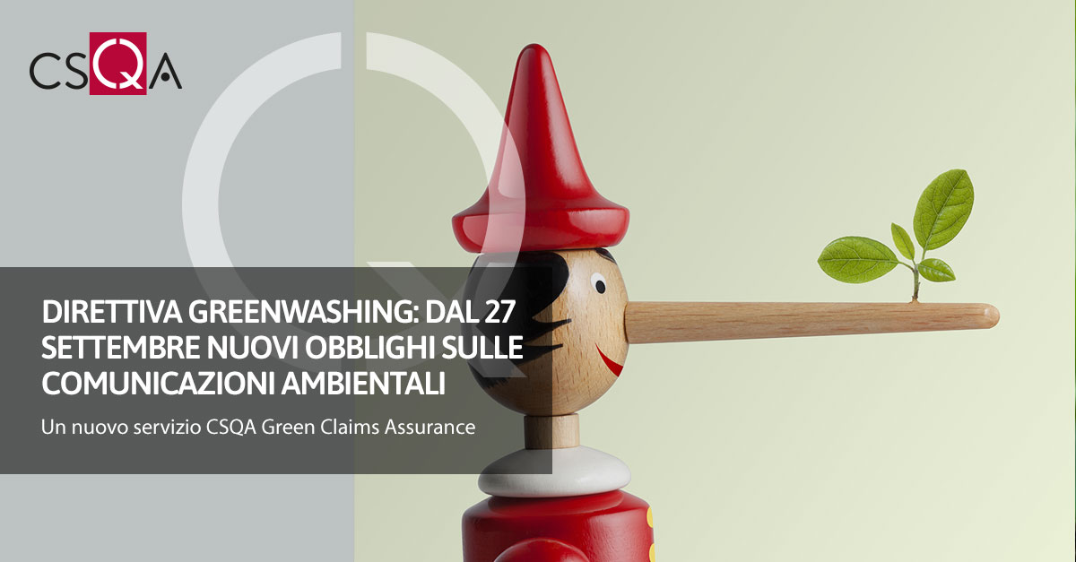 Direttiva Greenwashing: dal 27 settembre nuovi obblighi per le imprese sulle comunicazioni ambientali