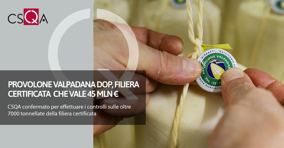 Provolone Valpadana PDO, from the €45 million certified supply chain in the area