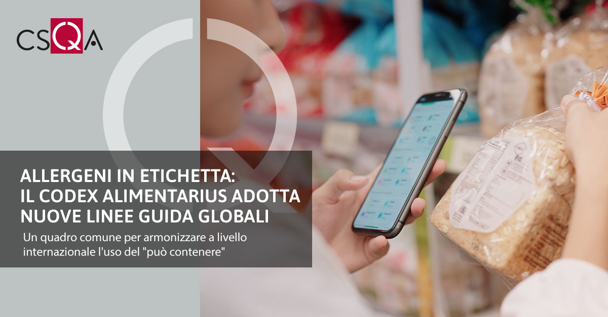 Allergens on Labels: Codex Alimentarius Adopts New Global Guidelines