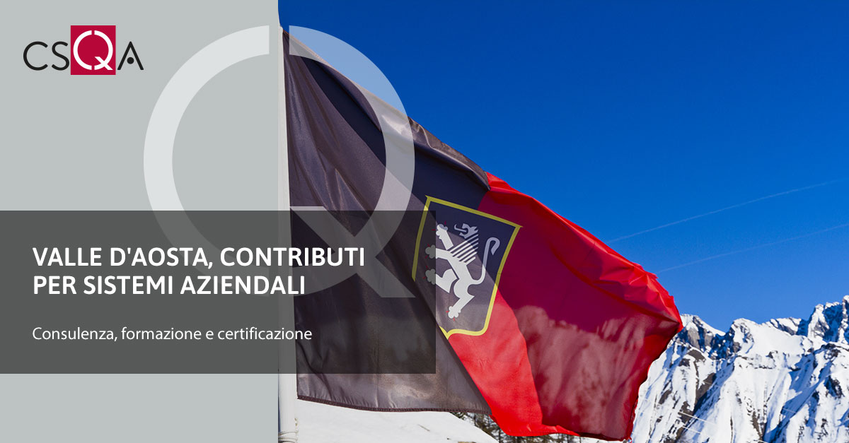 Valle d'Aosta, contributi per sistemi aziendali