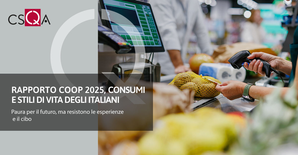 Rapporto Coop 2025, consumi e stili di vita degli italiani