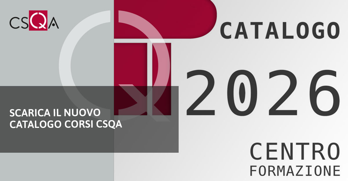 Catalogo Corsi CSQA 2026