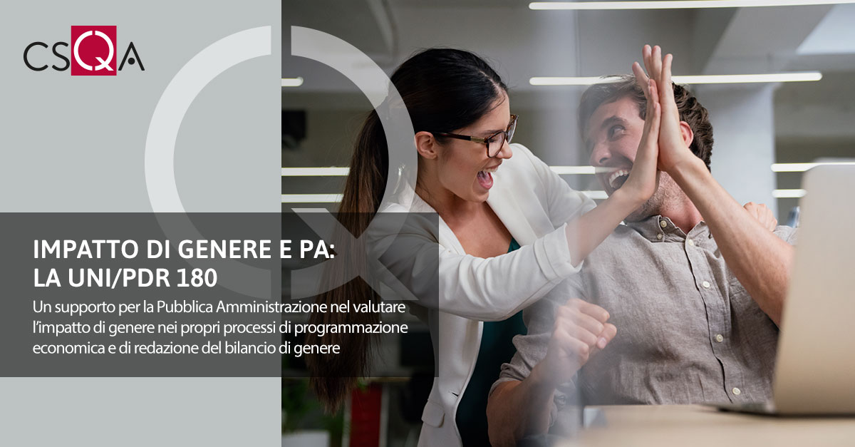 Impatto di genere e Pubblica Amministrazione: la UNI/PdR 180