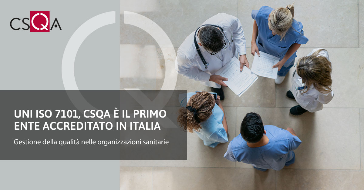 UNI ISO 7101, CSQA è il primo organismo accreditato in Italia 