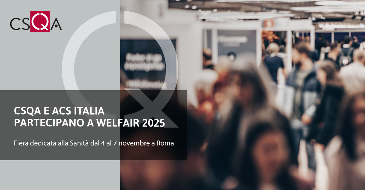CSQA e ACS Italia partecipano a Welfair 2025