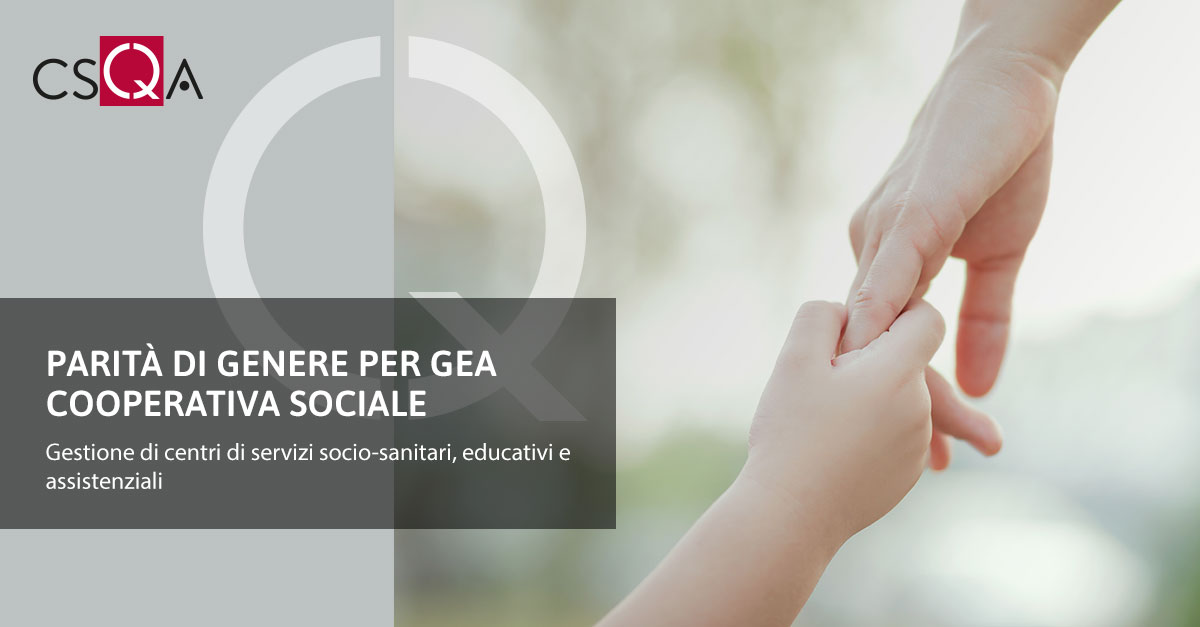 Parità di genere per GEA Cooperativa sociale