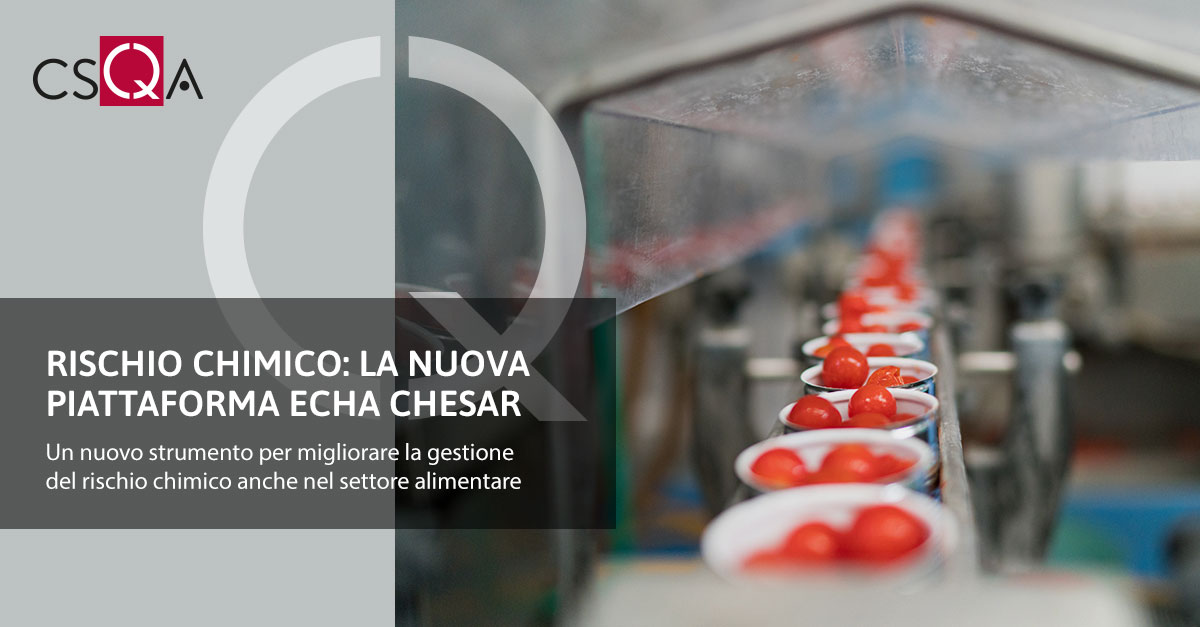 Chemical Risk: The New ECHA Chesar Platform