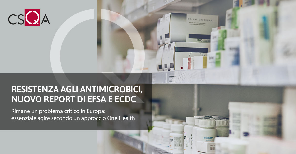 Resistenza agli antimicrobici, nuovo Report di EFSA e ECDC
