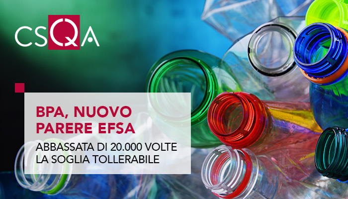 Bisfenolo A negli alimenti, nuovo parere EFSA