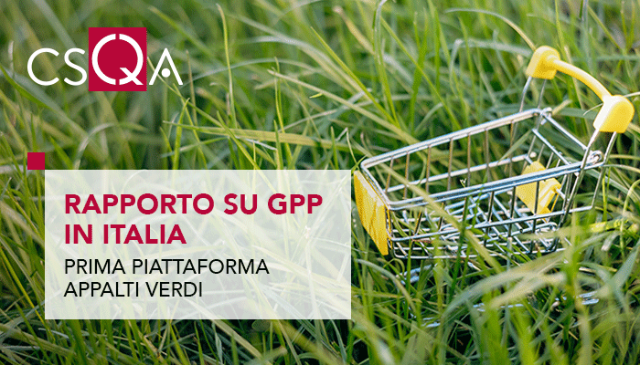 Rapporto sul Green Public Procurement in Italia