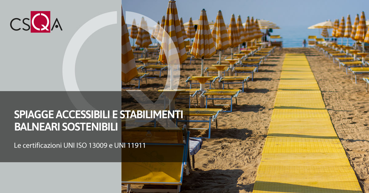 Accessible beaches and sustainable beach resorts
