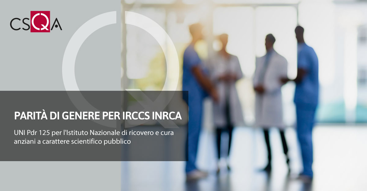 Gender Equality for IRCCS INRCA