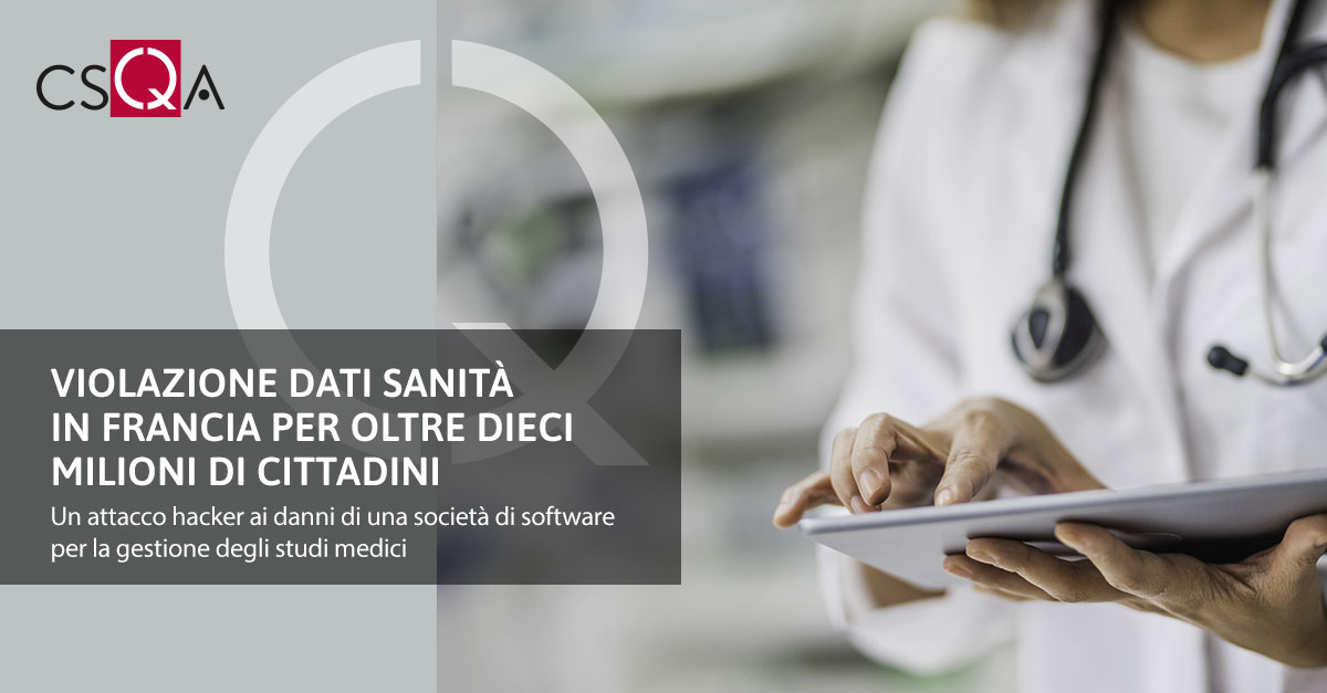Violazione dati sanità in Francia per oltre dieci milioni di cittadini