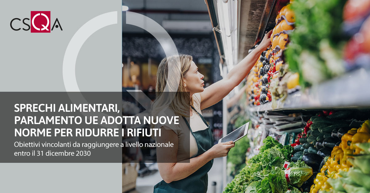 Sprechi alimentari, il Parlamento UE adotta nuove norme per ridurre i rifiuti 