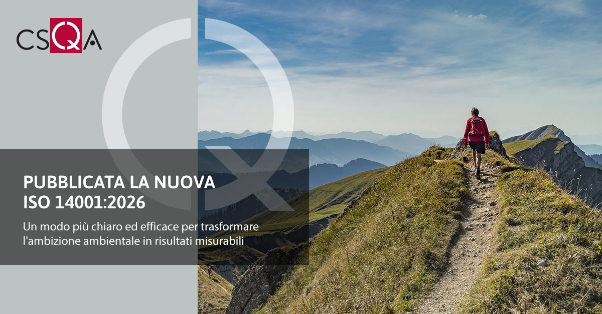 Pubblicata la nuova ISO 14001:2026