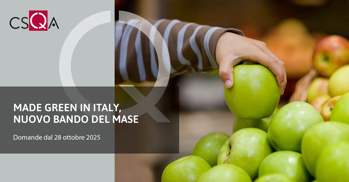 Made Green in Italy, nuovo Bando del MASE