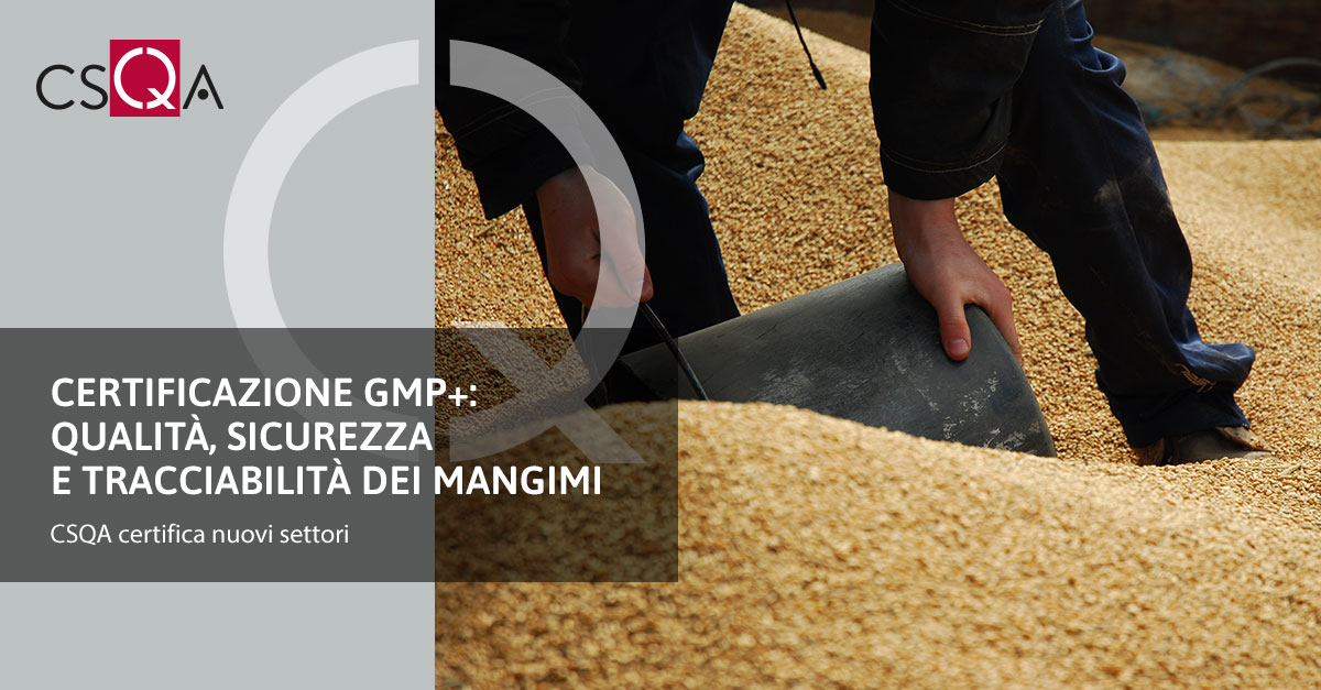 Certificazione GMP+: qualità, sicurezza e tracciabilità dei mangimi