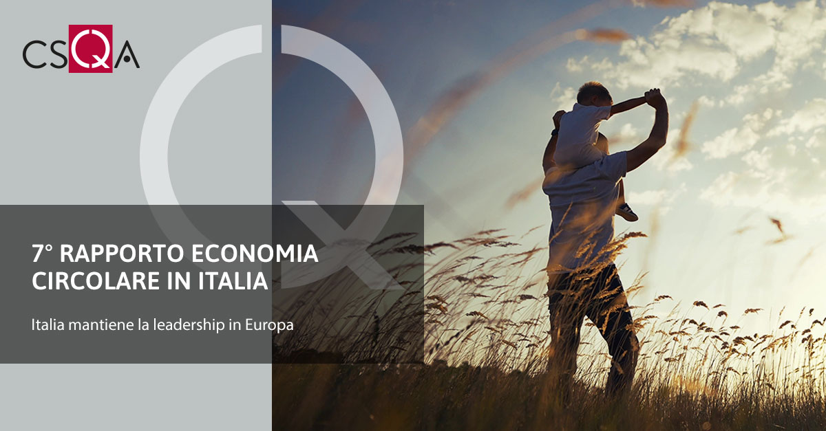 7° Rapporto Economia circolare in Italia