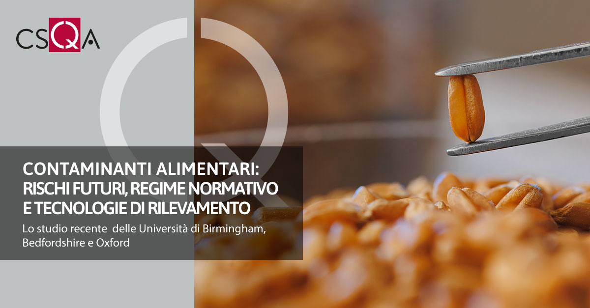 Food Contaminants: Future Risks, Regulatory Regime and Detection Technologies