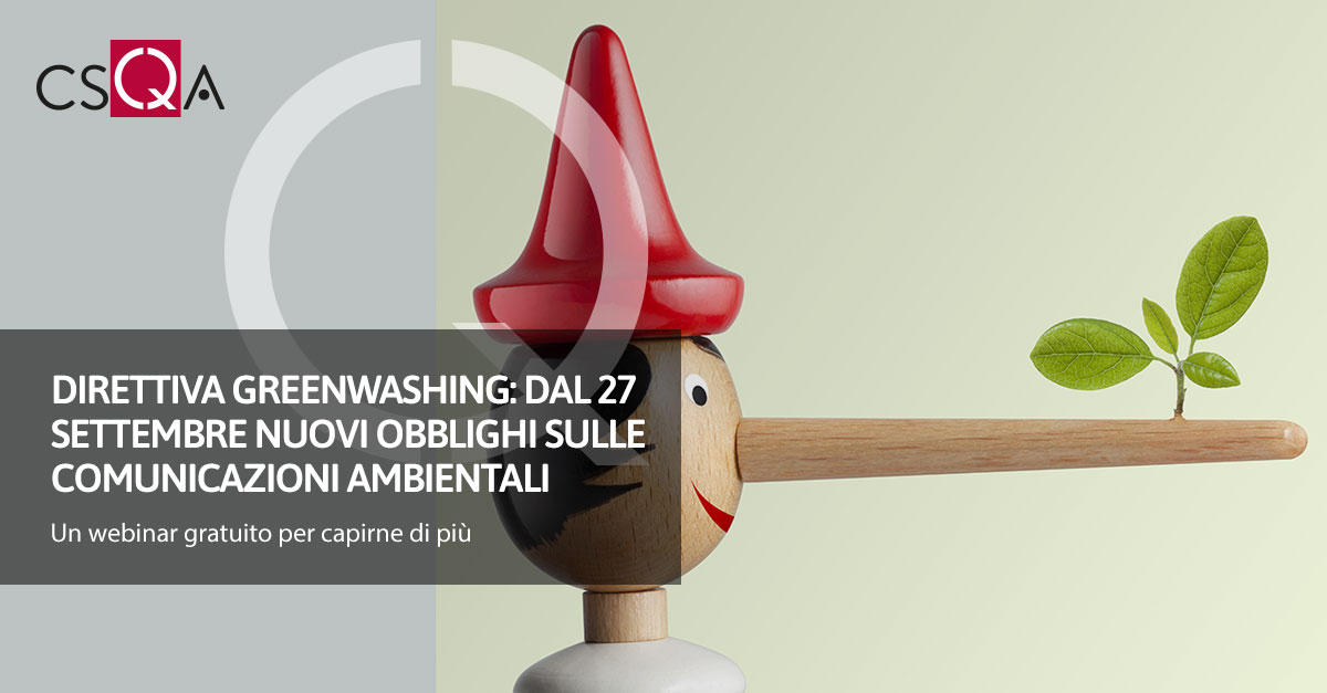 Direttiva Greenwashing: dal 27 settembre nuovi obblighi per le imprese sulle comunicazioni ambientali