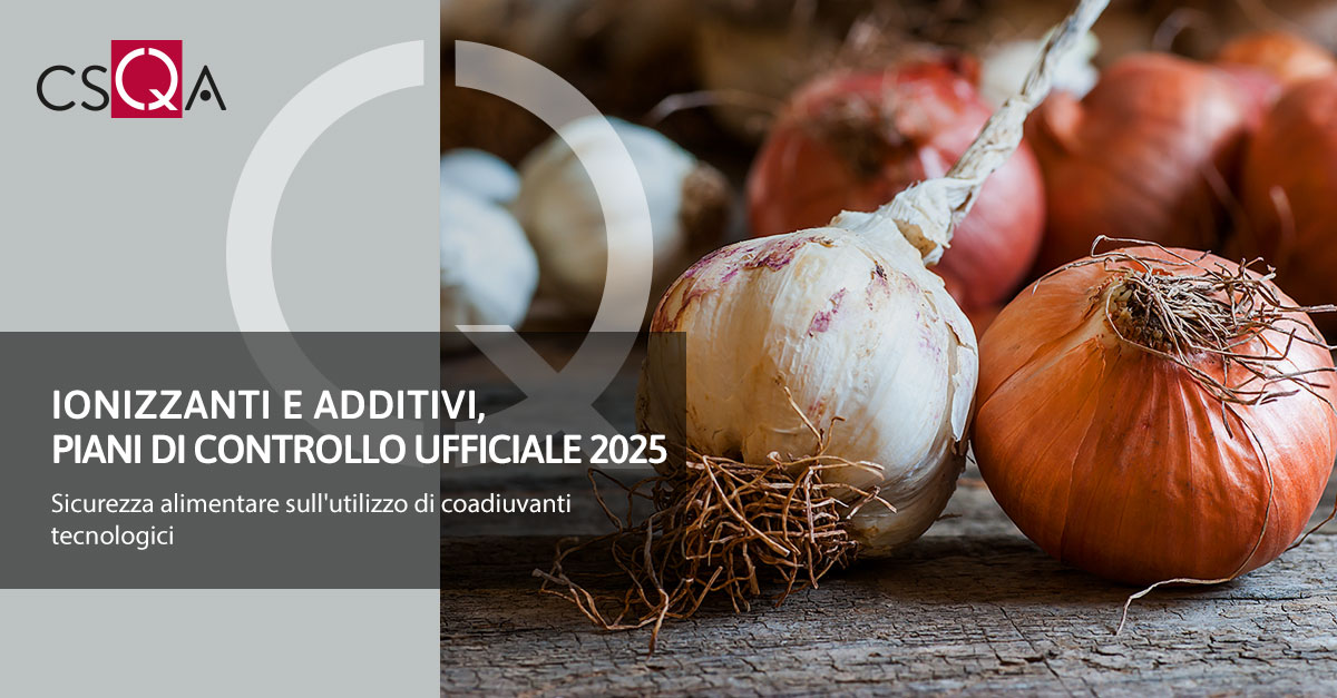 Ionizzanti e additivi, Piani di controllo ufficiale 2025