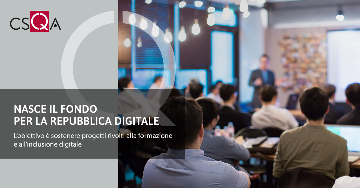 Nasce il Fondo per la Repubblica Digitale