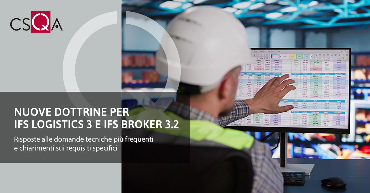 New Doctrines for IFS Logistics 3 and IFS Broker 3.2