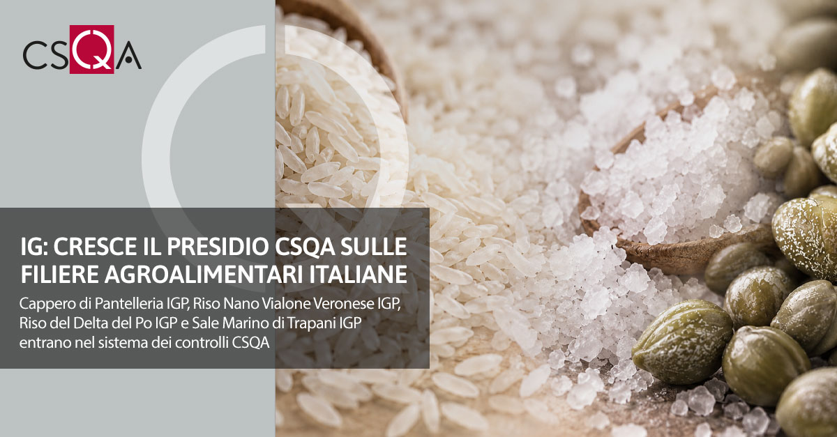 Geographical Indications: CSQA's growing presence in Italian agri-food supply chains