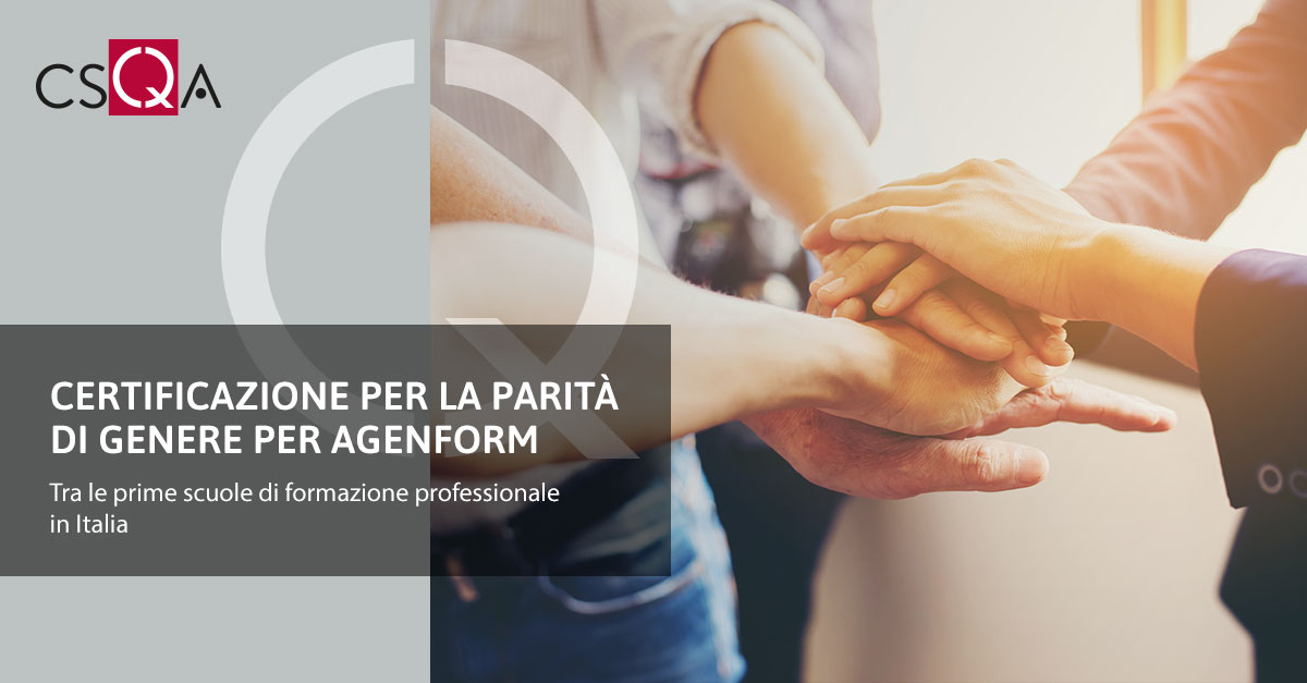 Gender Equality Certification for AgenForm