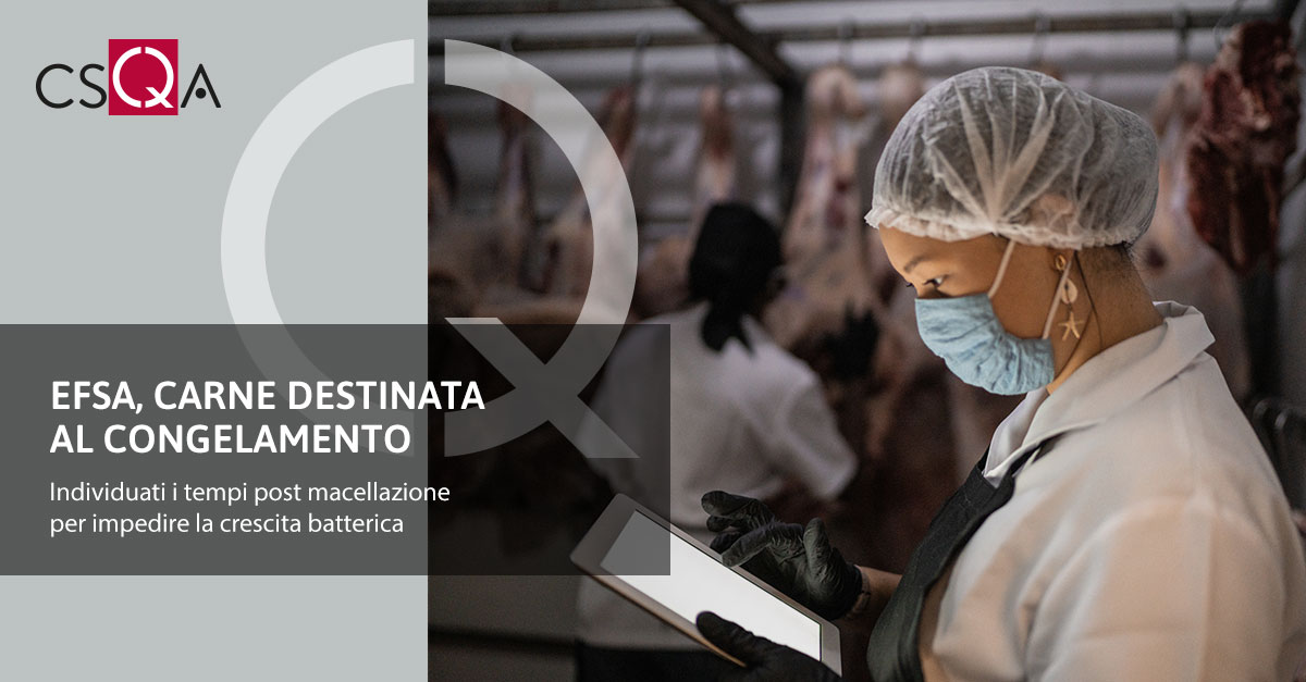 EFSA, Carne destinata al congelamento