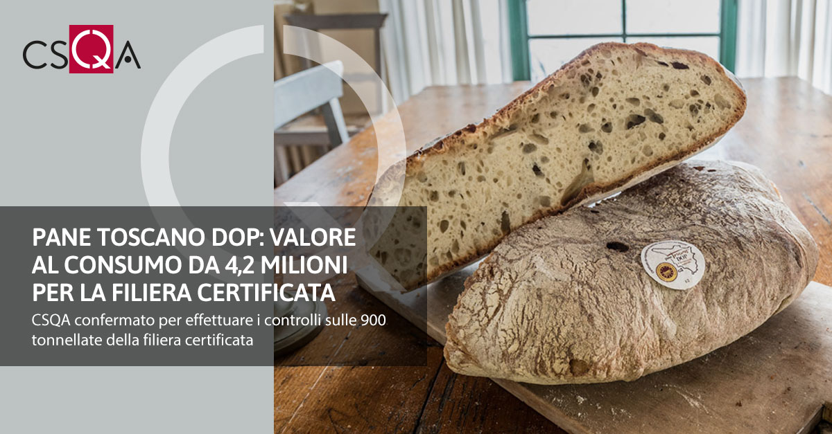 Pane Toscano DOP: valore al consumo da 4,2 milioni per la filiera certificata