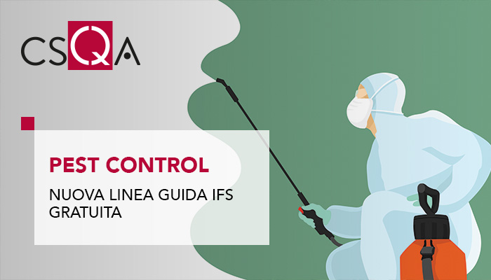 Pest Control, nuova Linea Guida IFS