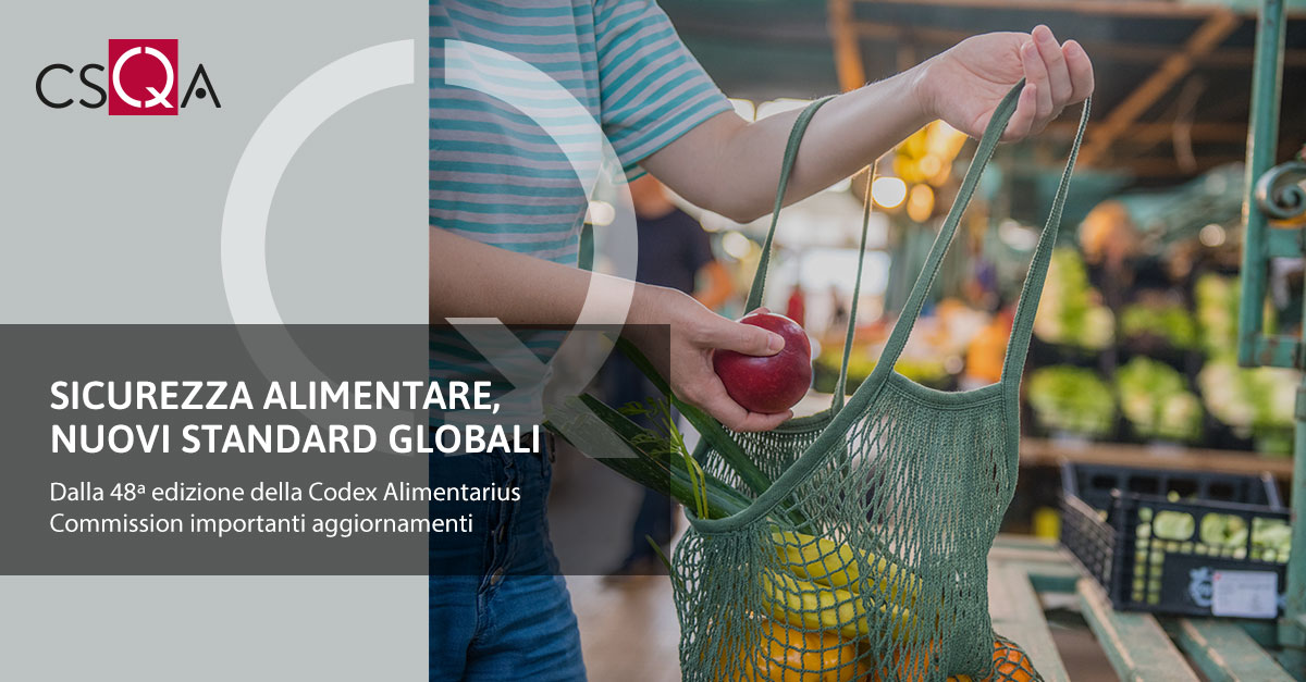 Sicurezza alimentare, nuovi standard globali
